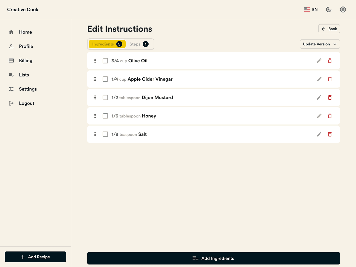 Edit Recipe Desktop Image (Image gallery)